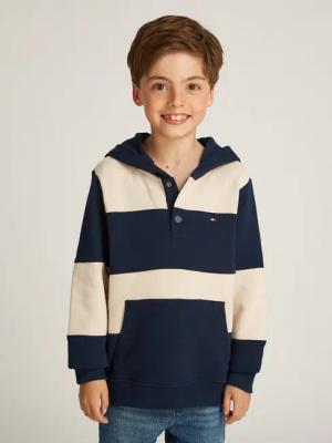 Tommy Hilfiger Kapuzensweatshirt STRIPED REG HOODIE im Streifendesign