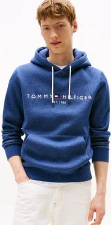 Tommy Hilfiger Kapuzensweatshirt TOMMY LOGO unifarben, casual, regular fit, Baumwollmix, Kapuze