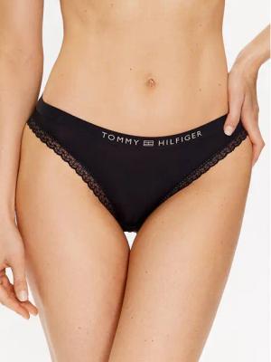 Tommy Hilfiger Klassischer Damenslip UW0UW04183 Schwarz