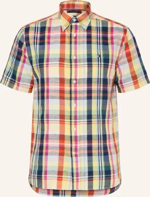 TOMMY HILFIGER Kurzarm-Hemd Regular Fit mit Leinen