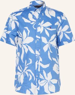 TOMMY HILFIGER Kurzarm-Hemd Regular Fit mit Leinen