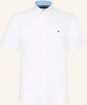 TOMMY HILFIGER Kurzarm-Hemd Regular Fit mit Leinen