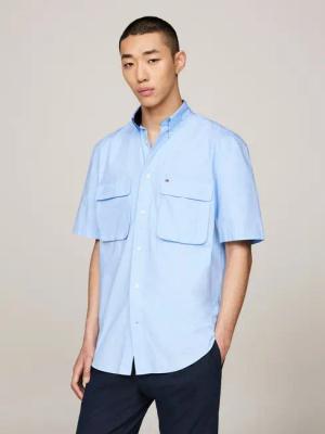 Tommy Hilfiger Kurzarmhemd WCC POPLIN TWO POCKET SHIRT S/S