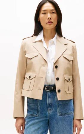 Tommy Hilfiger Kurzblazer "COTTON REGULAR LADY JACKET"