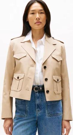Tommy Hilfiger Kurzblazer COTTON REGULAR LADY JACKET