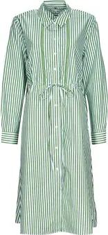 Tommy Hilfiger  Kurze Kleider ORG CO STRIPE MIDI SHIRT-DRESS