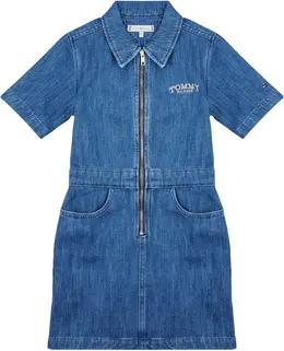 Tommy Hilfiger  Kurze Kleider ZIP SS DRESS WASHED