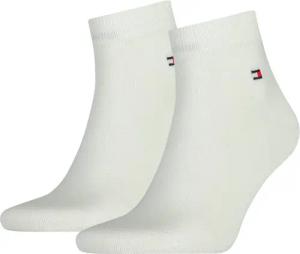 Tommy Hilfiger Kurzsocken TH MEN QUARTER 2P (2 Paar) weicher, elastischer Rippenbund, klassisches Tommy Hilfiger Logo