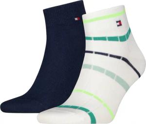 Tommy Hilfiger Kurzsocken "TH MEN QUARTER 2P SUMMER BRETON" 2 Paar