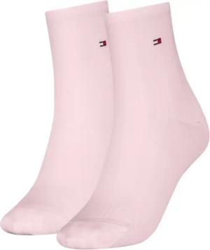 Tommy Hilfiger Kurzsocken TH WOMEN SHORT SOCK 2P SHINE (2 Paar) mit feinem Rippendetail
