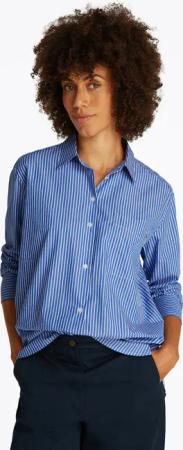 Tommy Hilfiger Langarmbluse "ESS POPLIN EASY FIT SHIRT" Baumwolle