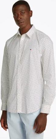 Tommy Hilfiger Langarmhemd "FLEX POPLIN AOP Slim Fit SHIRT" mit Alloverprint