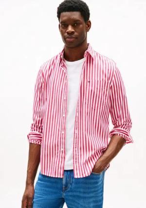 Tommy Hilfiger Langarmhemd FLEX POPLIN BOLD STRIPE SHIRT