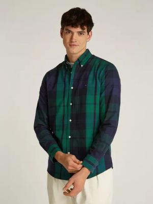Tommy Hilfiger Langarmhemd OXFORD BLACKWATCH CHK Regular Fit SHIRT