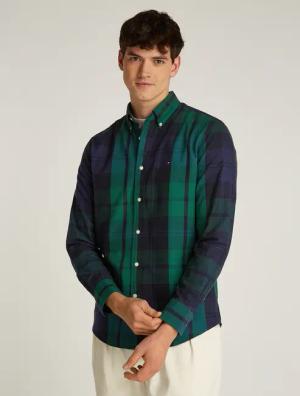 Tommy Hilfiger Langarmhemd "OXFORD BLACKWATCH CHK Regular Fit SHIRT"