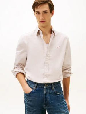 Tommy Hilfiger Langarmhemd "SOLID HERITAGE OXFORD Regular Fit SHIRT"