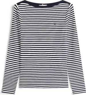 TOMMY HILFIGER Langarmshirt  dunkelblau | L