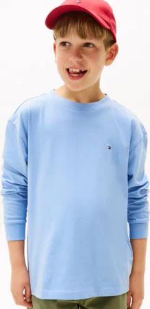 Tommy Hilfiger Langarmshirt ESSENTIAL T-SHIRT LS für Kinder bis 16 Jahre, Markenlogo