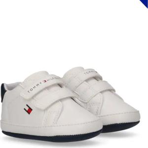 Tommy Hilfiger Lauflernschuh Babyschuh, Klettschuh für Babys mit Logoverzierung