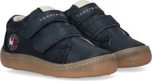 Tommy Hilfiger Lauflernschuh Barfußschuh, Halbschuh, Klettschuh mit Logoschriftzug