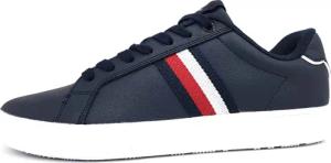 Tommy Hilfiger leather sneaker FM0FM04732 Schwarz DW5 desert sky