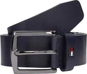Tommy Hilfiger Ledergürtel DENTON 3.5 cm breit EXT Einfachdornschließe, Metalllogo