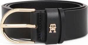 Tommy Hilfiger Ledergürtel "ESSENTIAL EFFORTLESS 3,5 cm breit" Damengürtel, 3,5 cm breit, casual und Jeans, ovale Einfachdornschließe