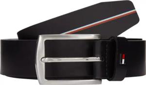 Tommy Hilfiger Ledergürtel mit Label-Streifen und Emaille-Pin