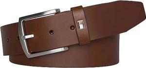 TOMMY HILFIGER Ledergürtel New Denton braun | 90