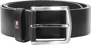 TOMMY HILFIGER Ledergürtel NEW DENTON schwarz | 90