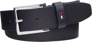 Tommy Hilfiger Ledergürtel Oliver mit Kontrast-Schnalle und Logoschlaufe