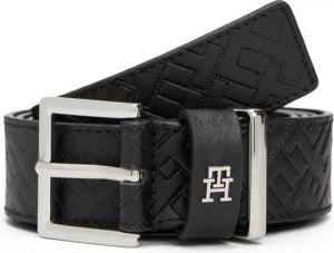 Tommy Hilfiger Ledergürtel TH SQUARE MONO mit TH-Monogramm, Breite: 3 cm