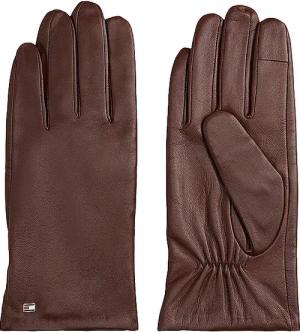 TOMMY HILFIGER Lederhandschuhe braun | S/M
