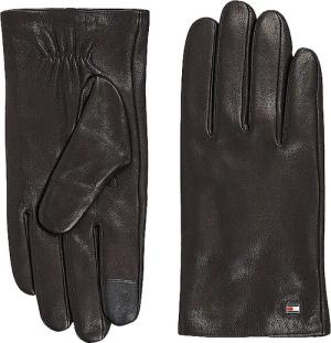 TOMMY HILFIGER Lederhandschuhe schwarz | S/M