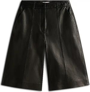 TOMMY HILFIGER Lederhose schwarz | 36