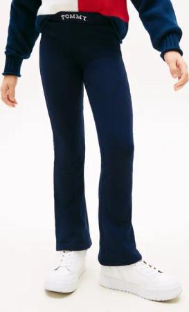 Tommy Hilfiger Leggings TOMMY FOIL FLARE LEGGING Regular fit, für Kinder bis 16 Jahre