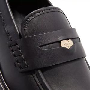 Tommy Hilfiger Loafer - Th Iconic Loafer - Gr. 38 (EU) - in Schwarz - für Damen