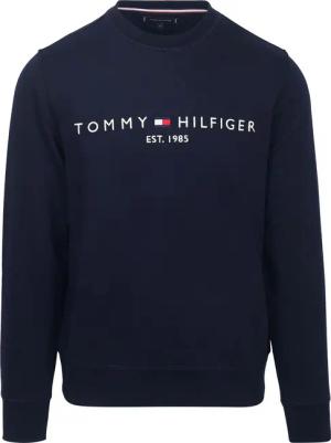 Tommy Hilfiger Logo Sweater Navy - Größe S
