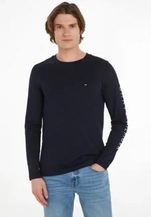 Tommy Hilfiger Longsleeve "TOMMY LOGO LONG SLEEVE TEE" mit Logodruck