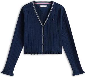 TOMMY HILFIGER Mädchen Cardigan dunkelblau | 164