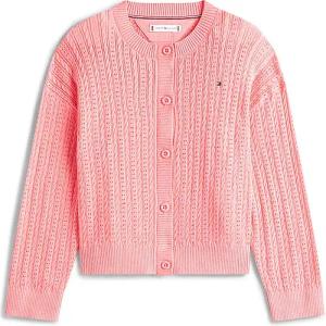 TOMMY HILFIGER Mädchen Strickjacke  koralle | 176