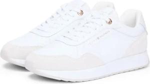 Tommy Hilfiger MONOGRAM MIX MATERIAL RUNNER Plateausneaker, Freizeitschuh, Halbschuh, Schnürer mit seitlichem Logoschriftzug