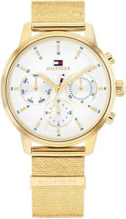Tommy Hilfiger Multifunktionsuhr BLAKE 1782808, Quarzuhr, Armbanduhr, Damenuhr, Edelstahlarmband, analog