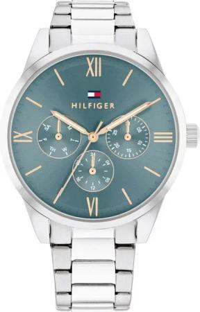 Tommy Hilfiger Multifunktionsuhr CAMILLE 1782745, Quarzuhr, Armbanduhr, Damenuhr, Edelstahlarmband, Datum