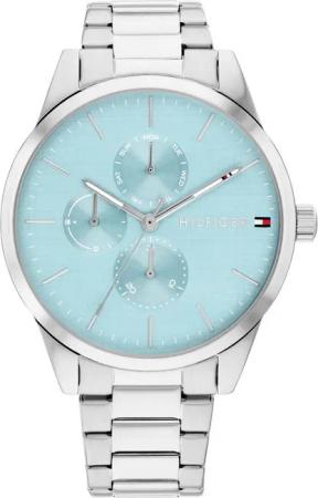 Tommy Hilfiger Multifunktionsuhr CAMILLE 1782767, Quarzuhr, Armbanduhr, Damenuhr, Edelstahlarmband, analog