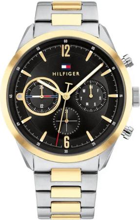 Tommy Hilfiger Multifunktionsuhr MATTHEW 1791944, Quarzuhr, Armbanduhr, Herrenuhr, Datum, Edelstahlarmband
