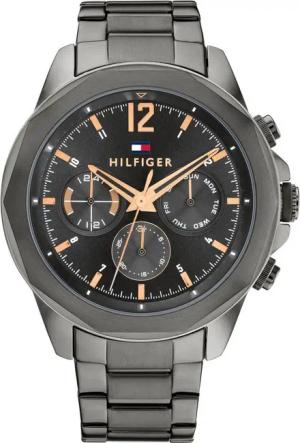 Tommy Hilfiger Multifunktionsuhr SPORT 1792061, Quarzuhr, Armbanduhr, Herrenuhr, Datum, Edelstahlarmband