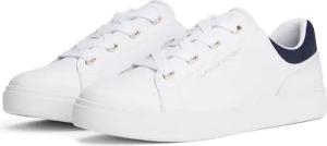 Tommy Hilfiger Plateausneaker "CASUAL CUPSOLE SNEAKER", Freizeitschuh, Halbschuh, Schnürschuh mit seilticher Logoprägung