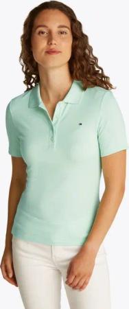 Tommy Hilfiger Poloshirt 1985 Slim Fit Pique Premium mit Logostickerei, mit Seitenschlitzen