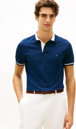 Tommy Hilfiger Poloshirt "CONTRAST COLLAR BLOCK" Regular fit mit Polokragen